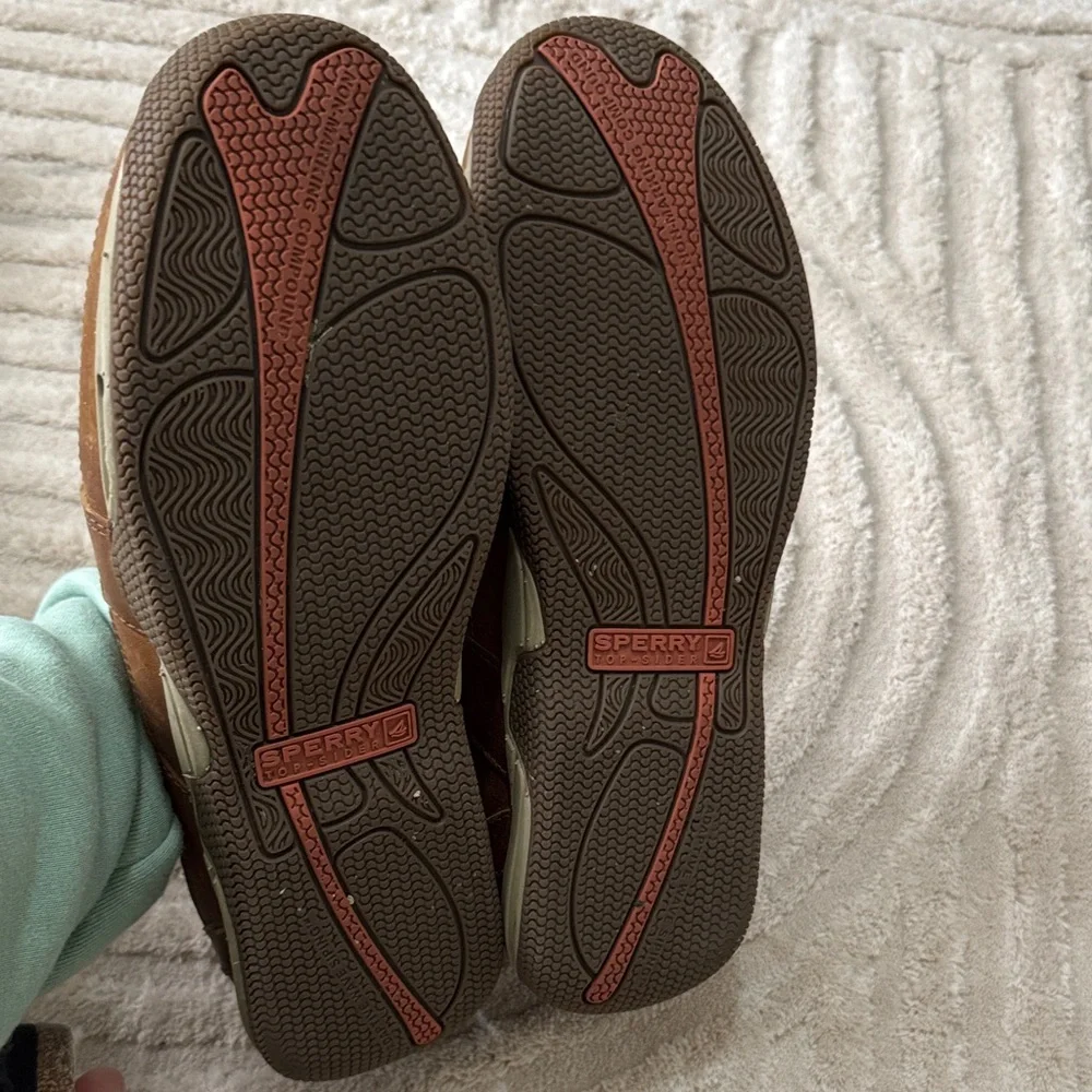 Sperry Men's Brown Leather Boat Shoes
